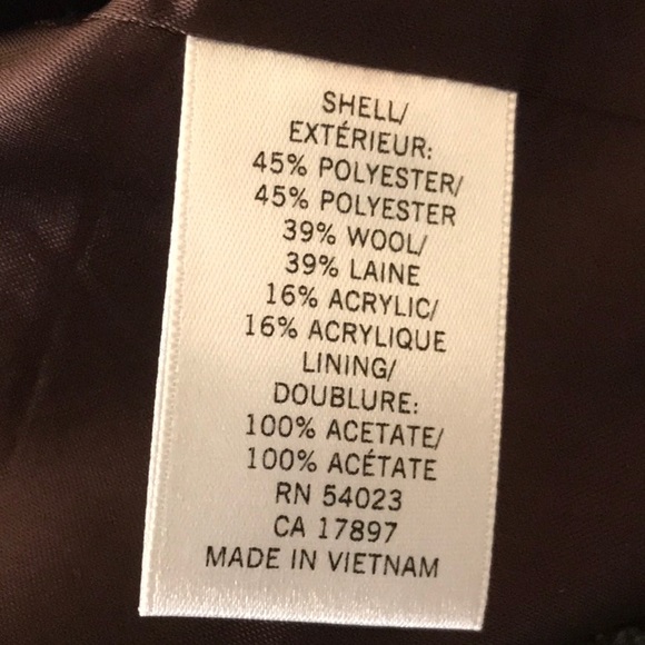 Banana Republic Wool Tweed Swing Retro Crop Jacket 4P - Picture 15 of 16